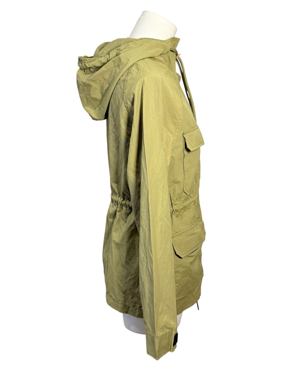 Tradlands Berkeley Anorak Utility Jacket Khaki Green Hooded XXS - Picture 4 of 10